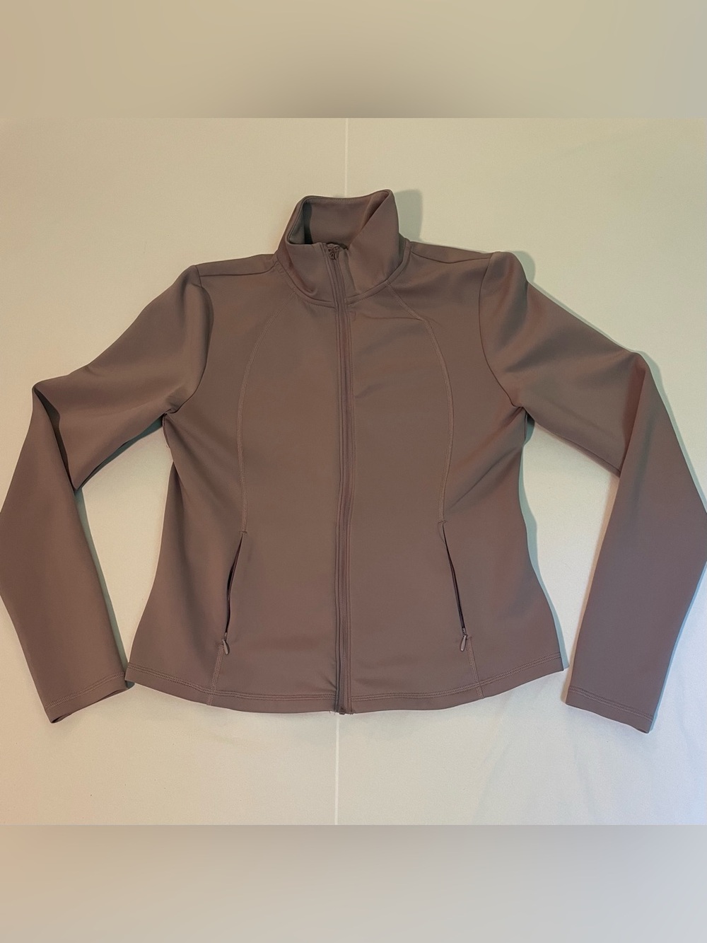 Layer 8 Mauve Full Zip Active Jacket | Women’s Athleisure Zip Up